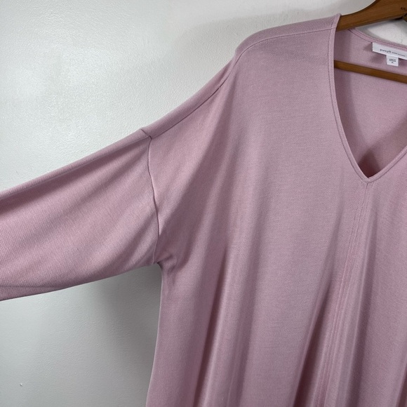 PURE JILL By J. Jill Light Pink Soft Tencel Modal Blend Pullover Top - Picture 4 of 6